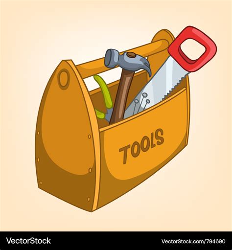 Toolbox Cartoon royalty